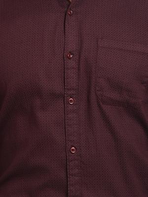 red printed formal shirt - 16773450 - Standard Image - 5