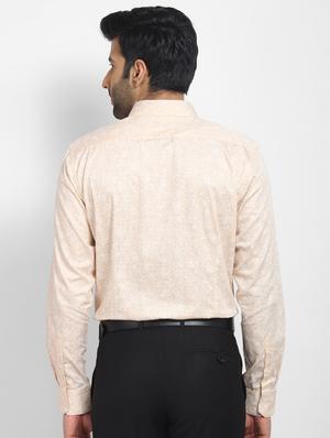 orange printed formal shirt - 16773465 - Standard Image - 3