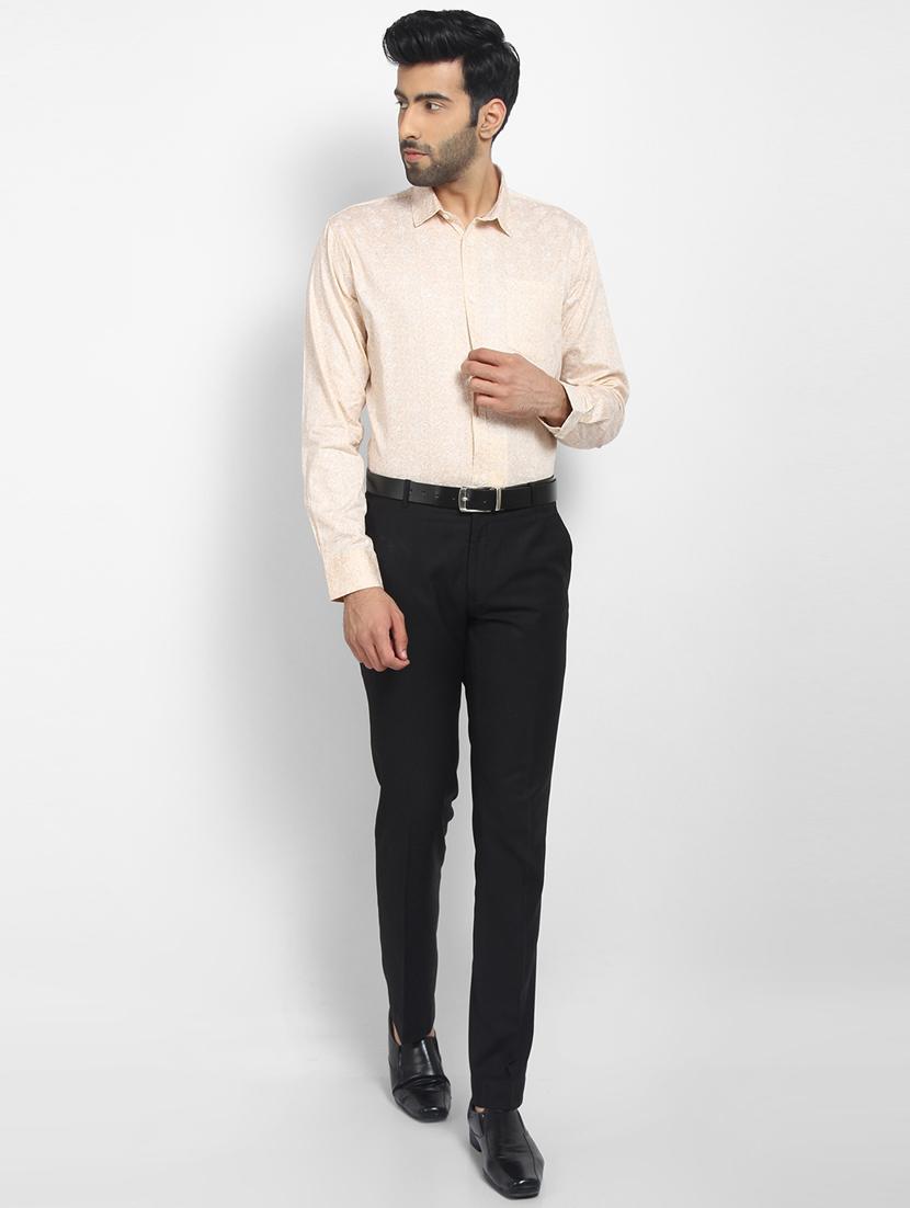 orange printed formal shirt - 16773465 - Zoom Image - 4