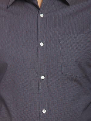 grey printed formal shirt - 16773468 - Standard Image - 5