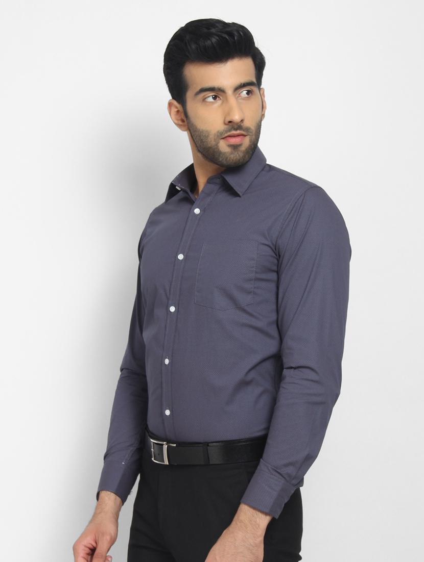 grey printed formal shirt - 16773468 - Zoom Image - 2