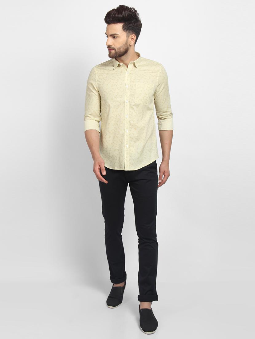 yellow printed casual shirt - 16773505 - Zoom Image - 4
