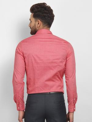 pink solid formal shirt - 16773639 - Standard Image - 3