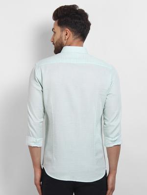 grey self design casual shirt - 16773646 - Standard Image - 3