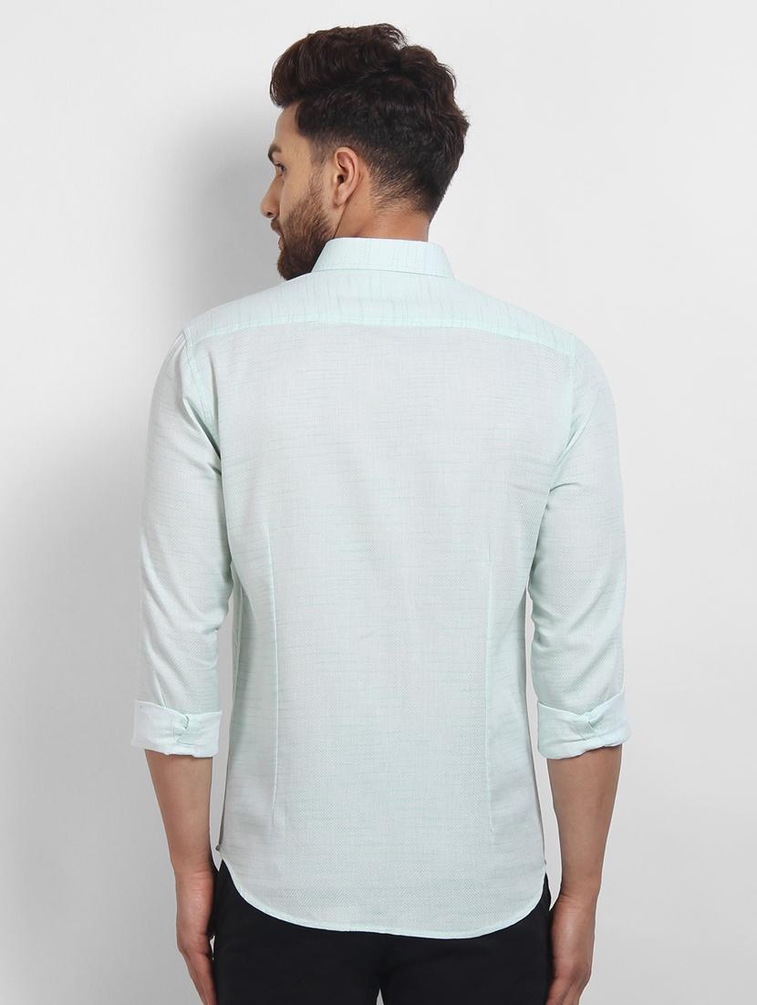grey self design casual shirt - 16773646 - Zoom Image - 3