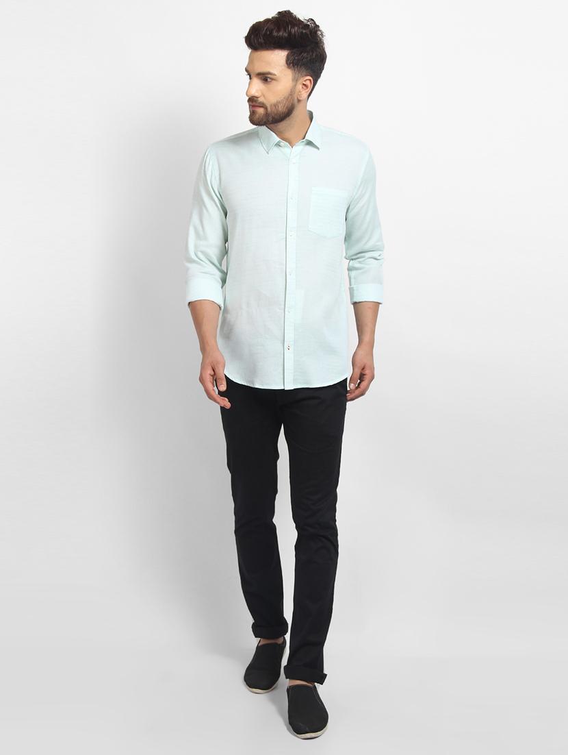 grey self design casual shirt - 16773646 - Zoom Image - 4
