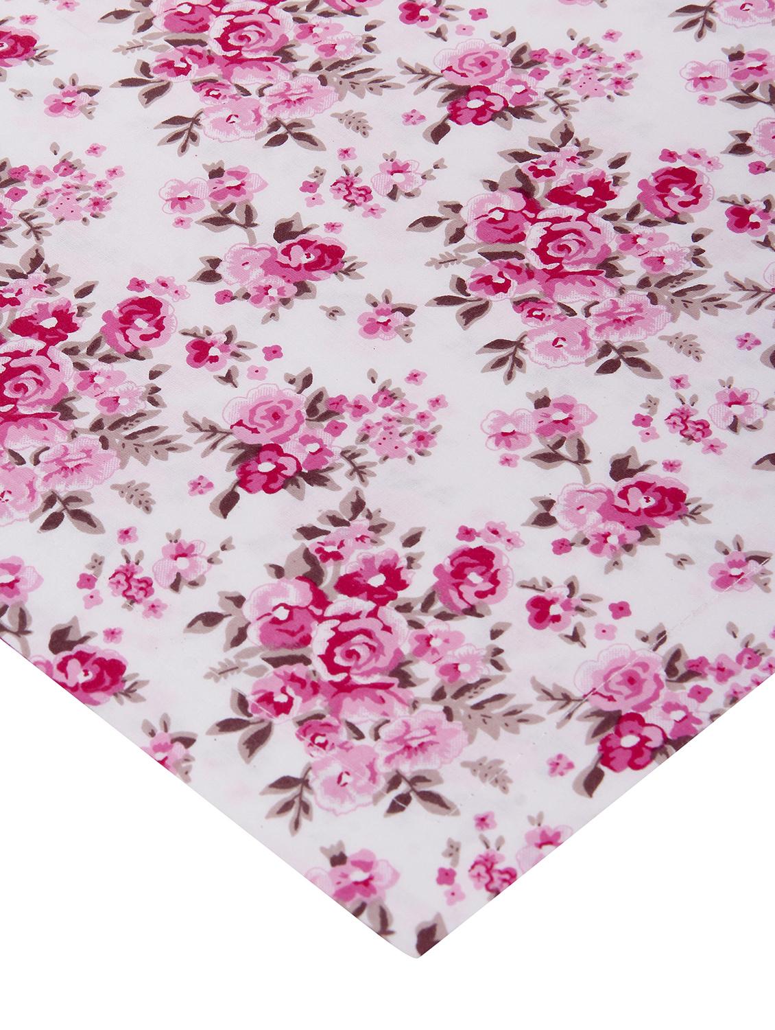 cotton double bedsheet with two stitched pillow covers - 16773912 - Zoom Image - 3