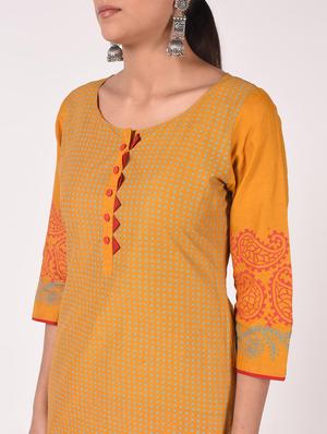 printed straight kurta - 16773991 - Standard Image - 5