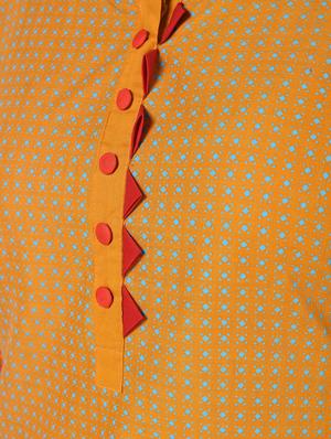 printed straight kurta - 16773991 - Standard Image - 6