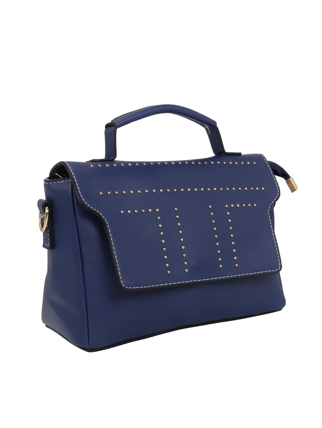 blue solid regular sling bag - 16774053 - Zoom Image - 4