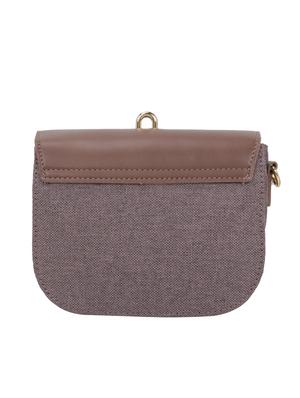 purple leatherette regular sling bag - 16774065 - Standard Image - 2