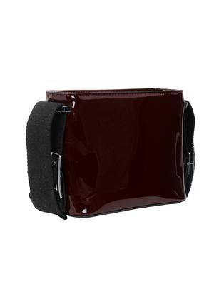red leatherette regular sling bag - 16774088 - Standard Image - 4