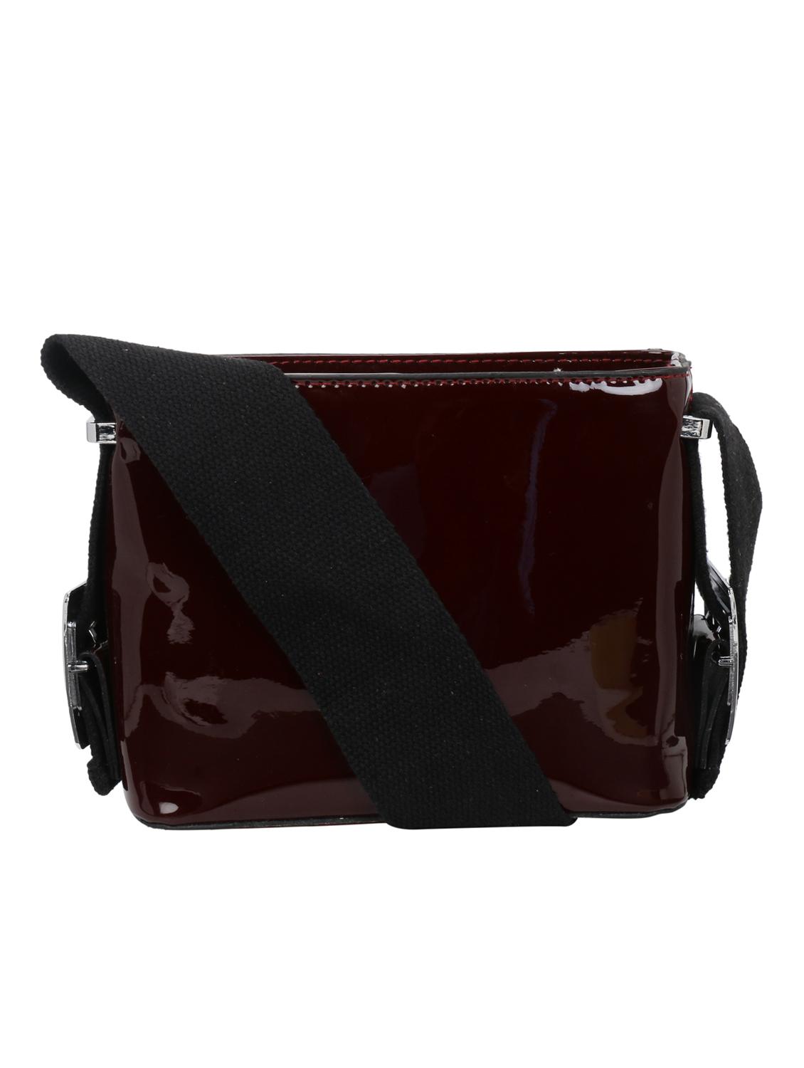 red leatherette regular sling bag - 16774088 - Zoom Image - 1