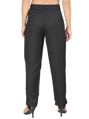high rise flat front trouser - 16774477 - Standard Image - 3