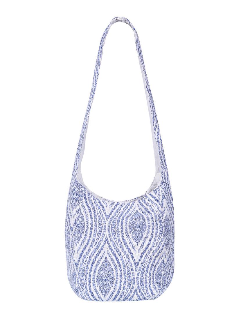 blue cotton regular sling bag - 16774559 - Zoom Image - 2