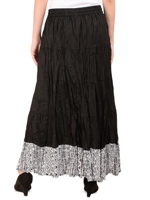 high rise gathered detail a-line skirt - 16774668 - Standard Image - 3