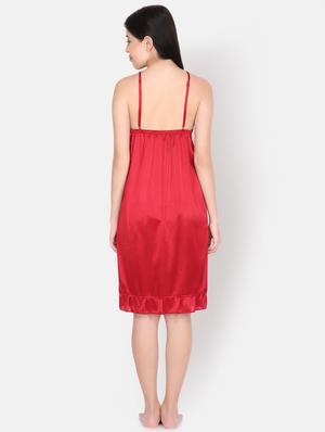 lace detail spandex babydoll - 16775025 - Standard Image - 3