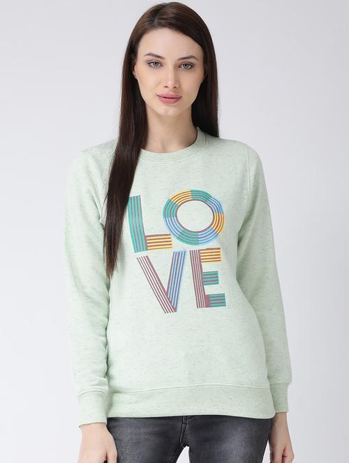 crew neck long sleeved sweatshirt - 16775380 - Standard Image - 1