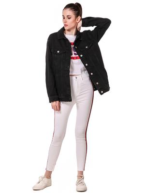 long sleeved pocket detail denim jacket - 16776003 - Standard Image - 4