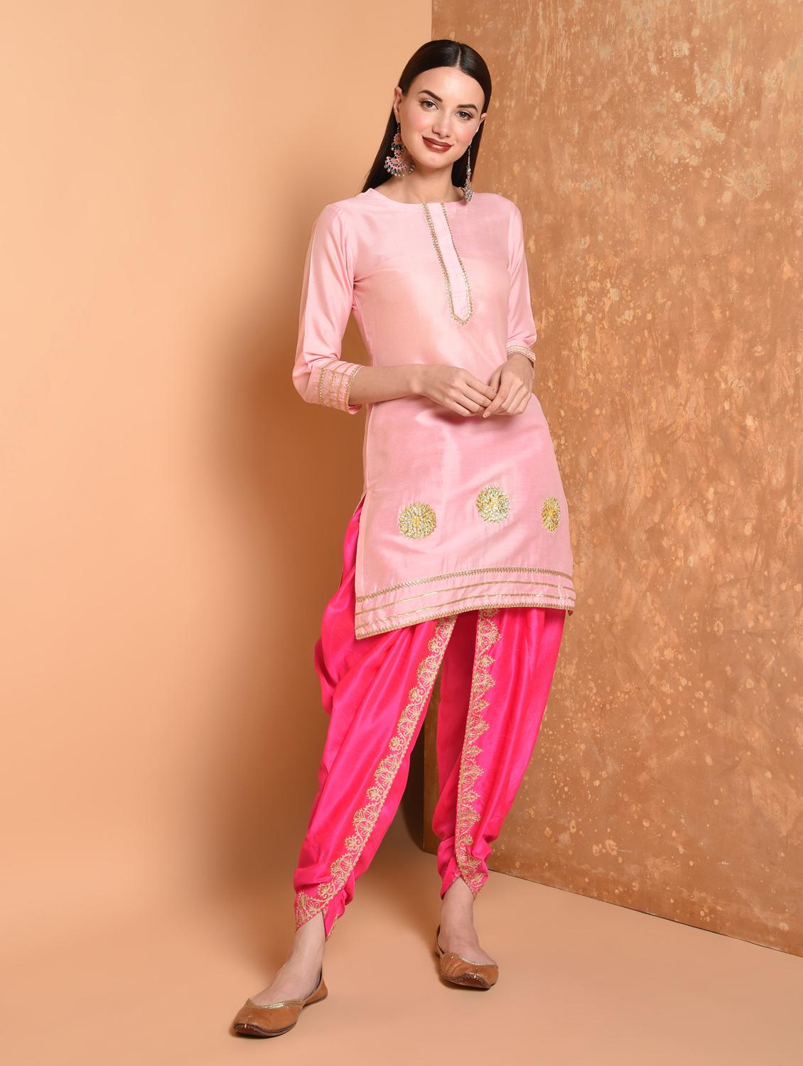 solid dhoti salwar - 16776735 - Zoom Image - 1