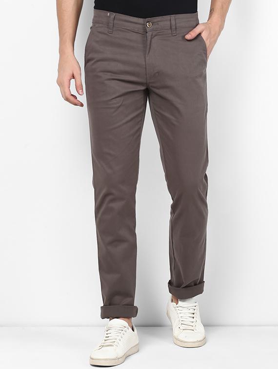 grey solid chinos - 16776866 - Zoom Image - 1