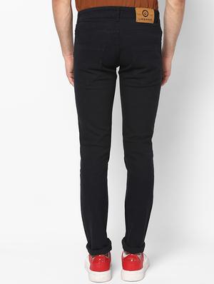 black solid plain jeans - 16776867 - Standard Image - 3