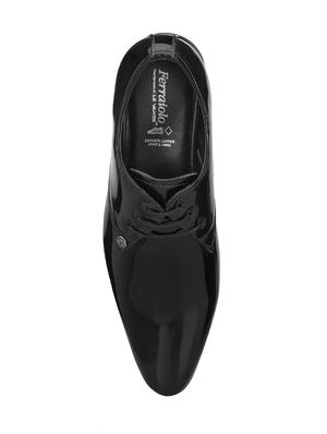 black patent leather lace-up derbys - 16779053 - Standard Image - 4