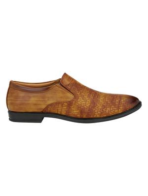 tan leatherette slip ons - 16779073 - Standard Image - 2