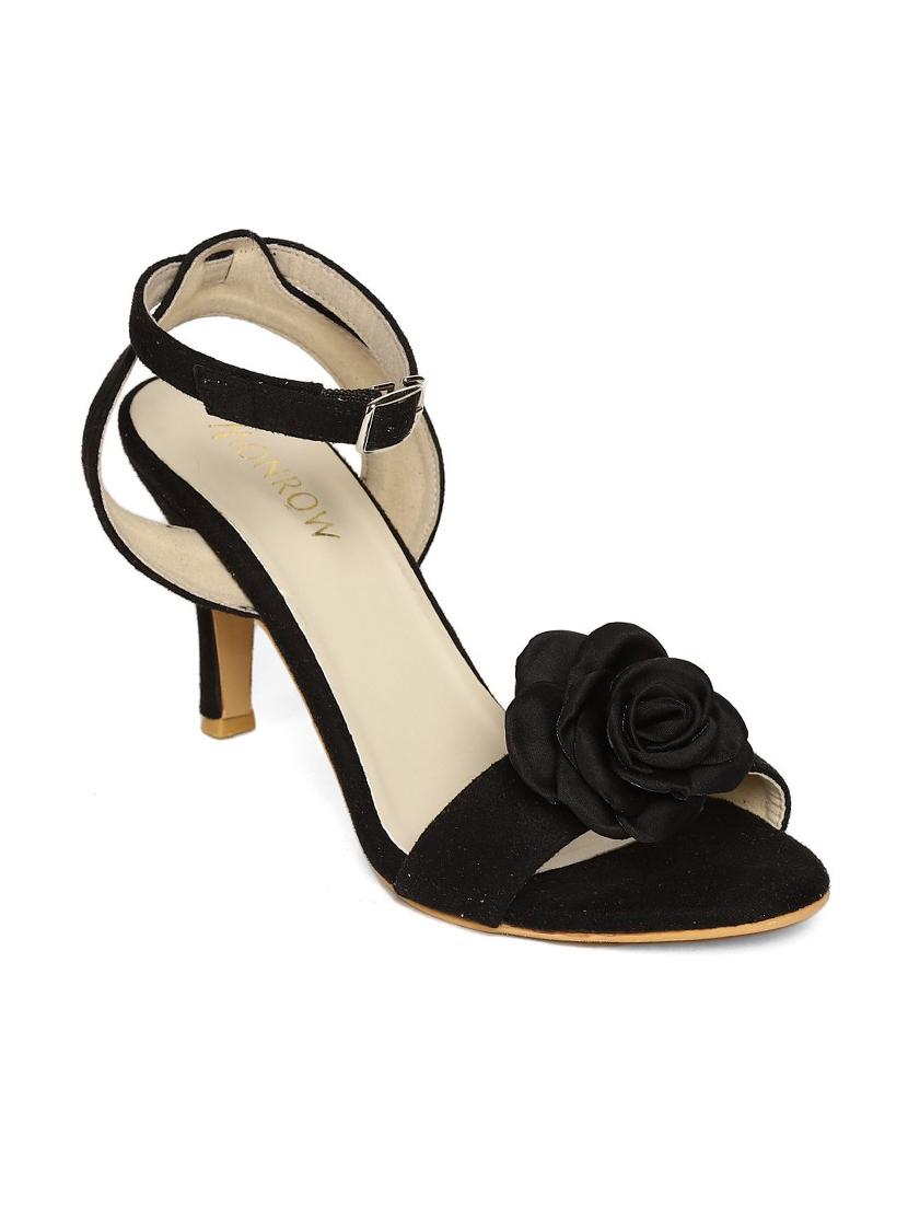 black ankle strap sandals - 16779513 - Zoom Image - 1