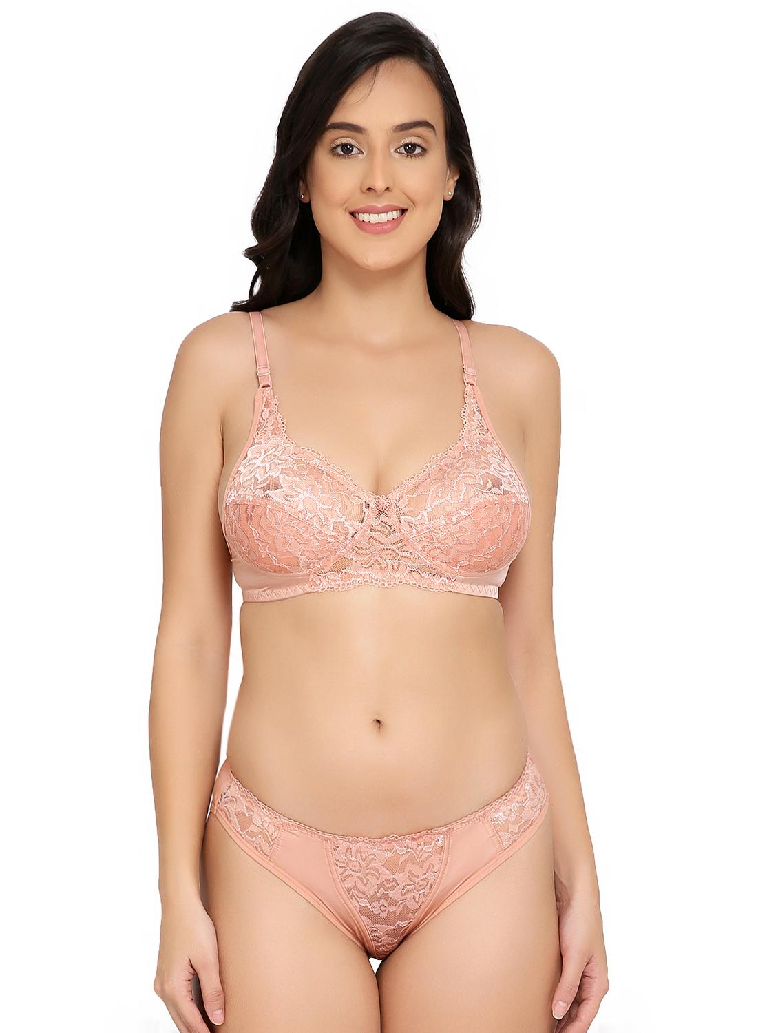 bow patch bra and panty set - 16779545 - Zoom Image - 1