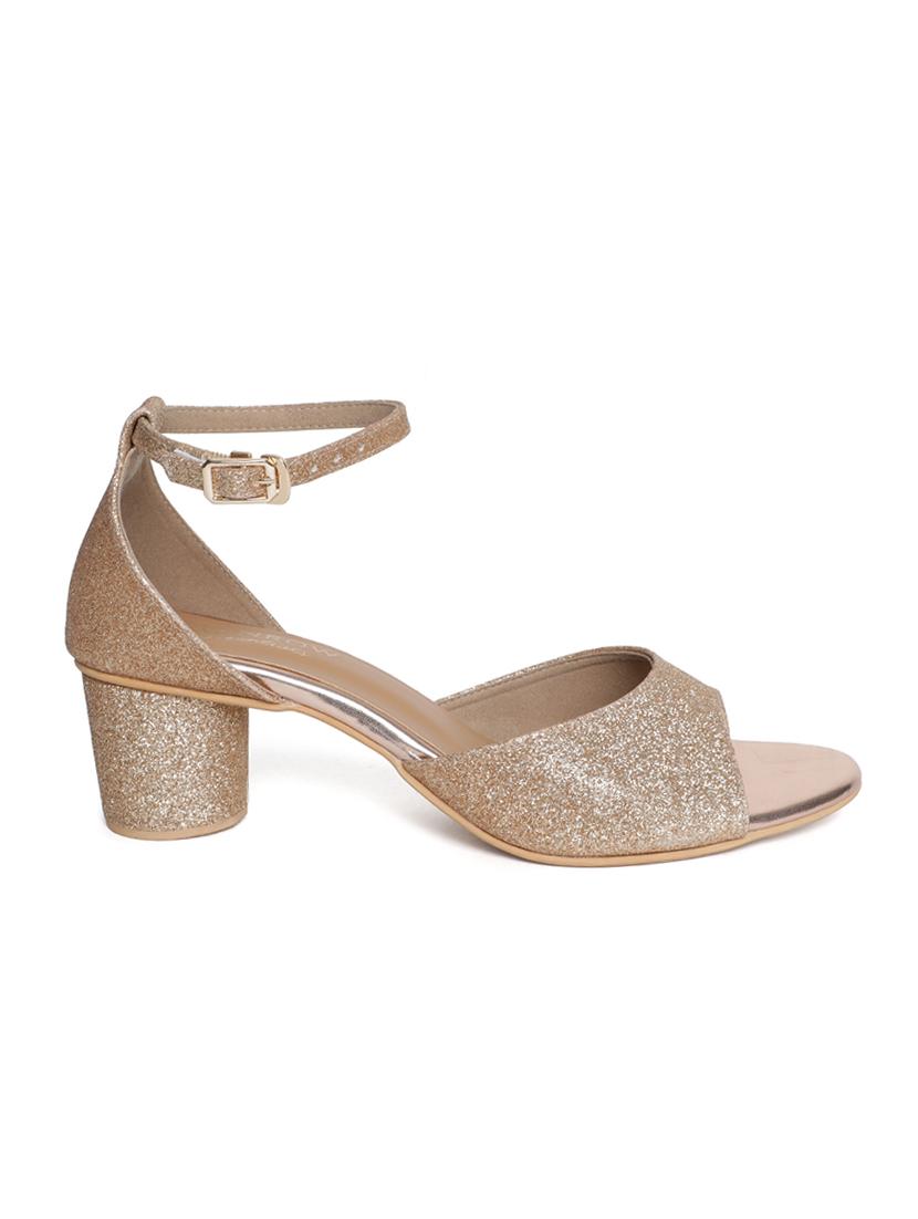 gold closed back sandals - 16779633 - Zoom Image - 2