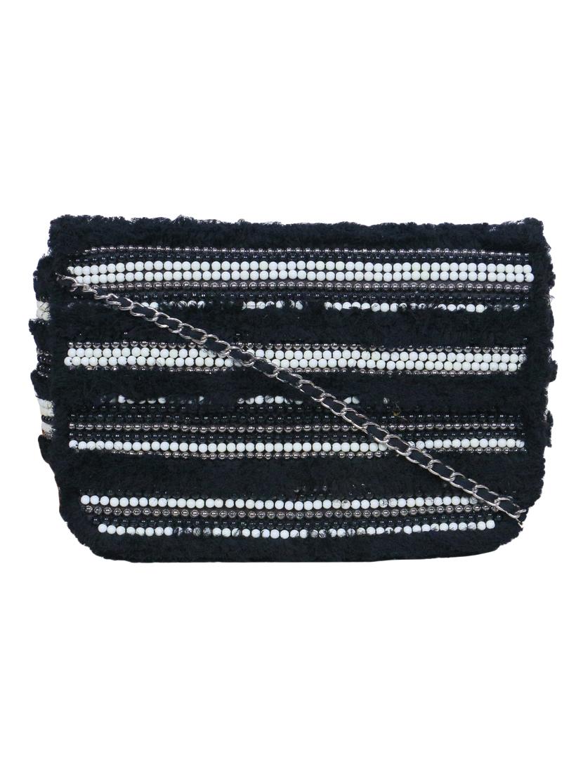 black cotton box clutch - 16779869 - Zoom Image - 1