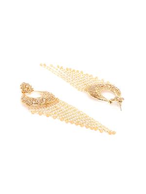 gold brass chandballi earring - 16780284 - Standard Image - 3