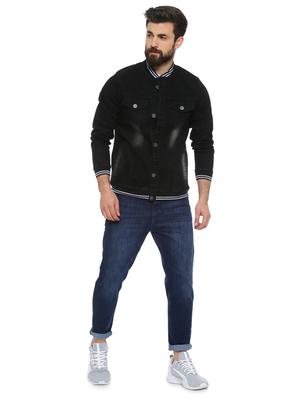 black washed denim jacket - 16780393 - Standard Image - 4