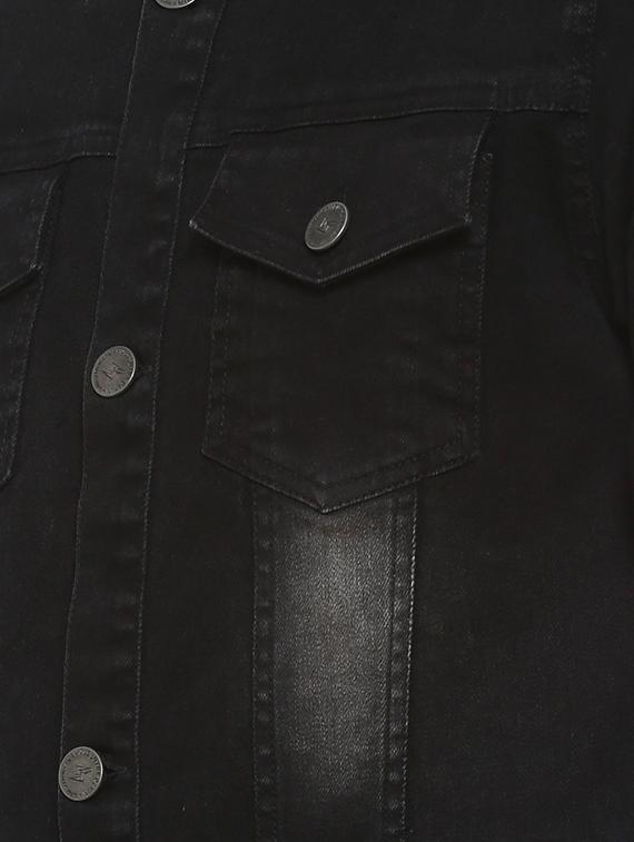 black washed denim jacket - 16780393 - Zoom Image - 5