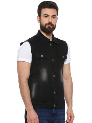 black washed denim jacket - 16780396 - Standard Image - 2