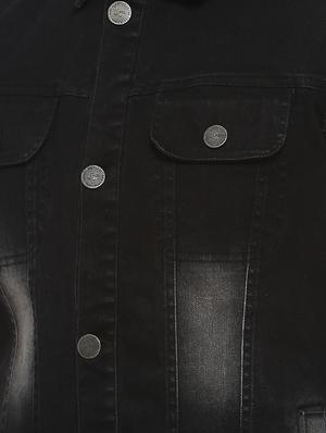 black washed denim jacket - 16780396 - Standard Image - 5