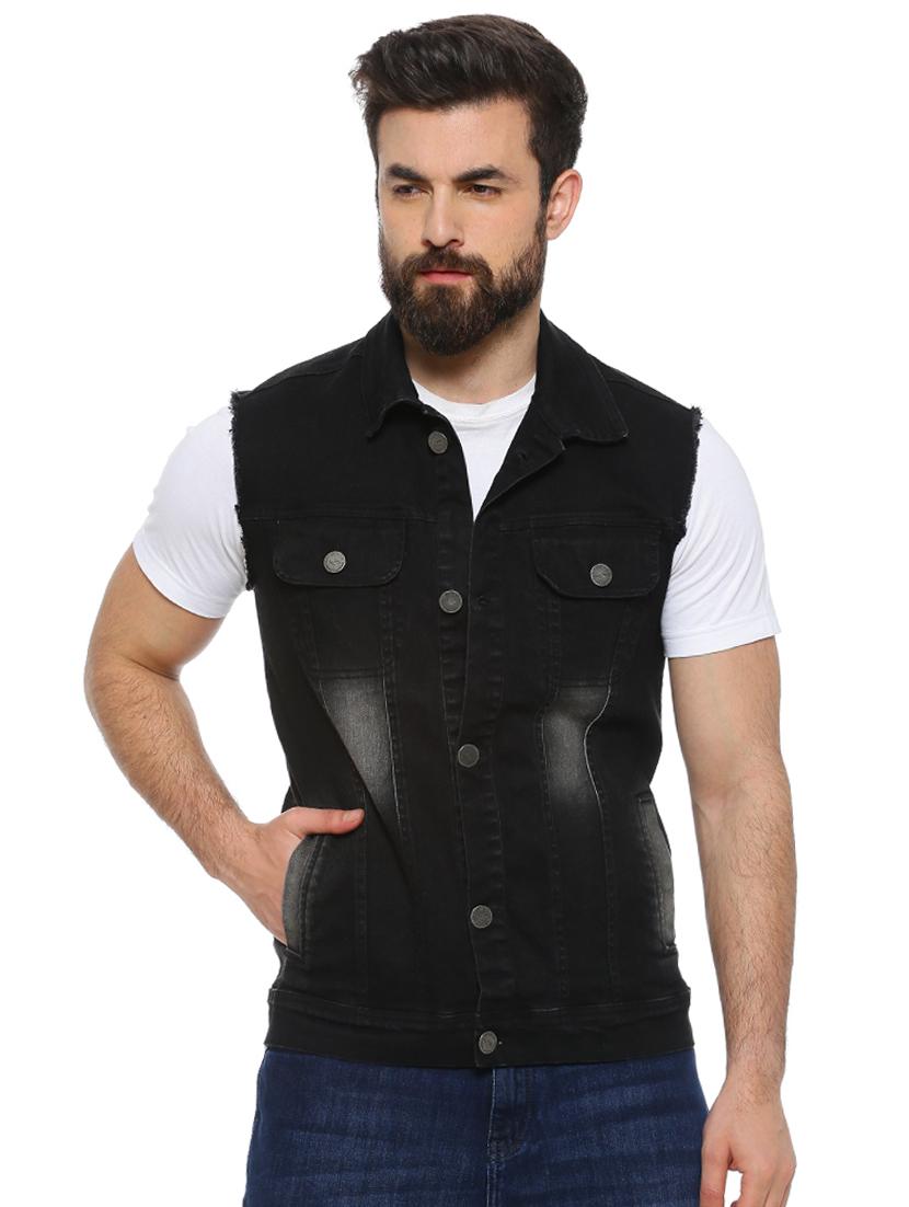 black washed denim jacket - 16780396 - Zoom Image - 1