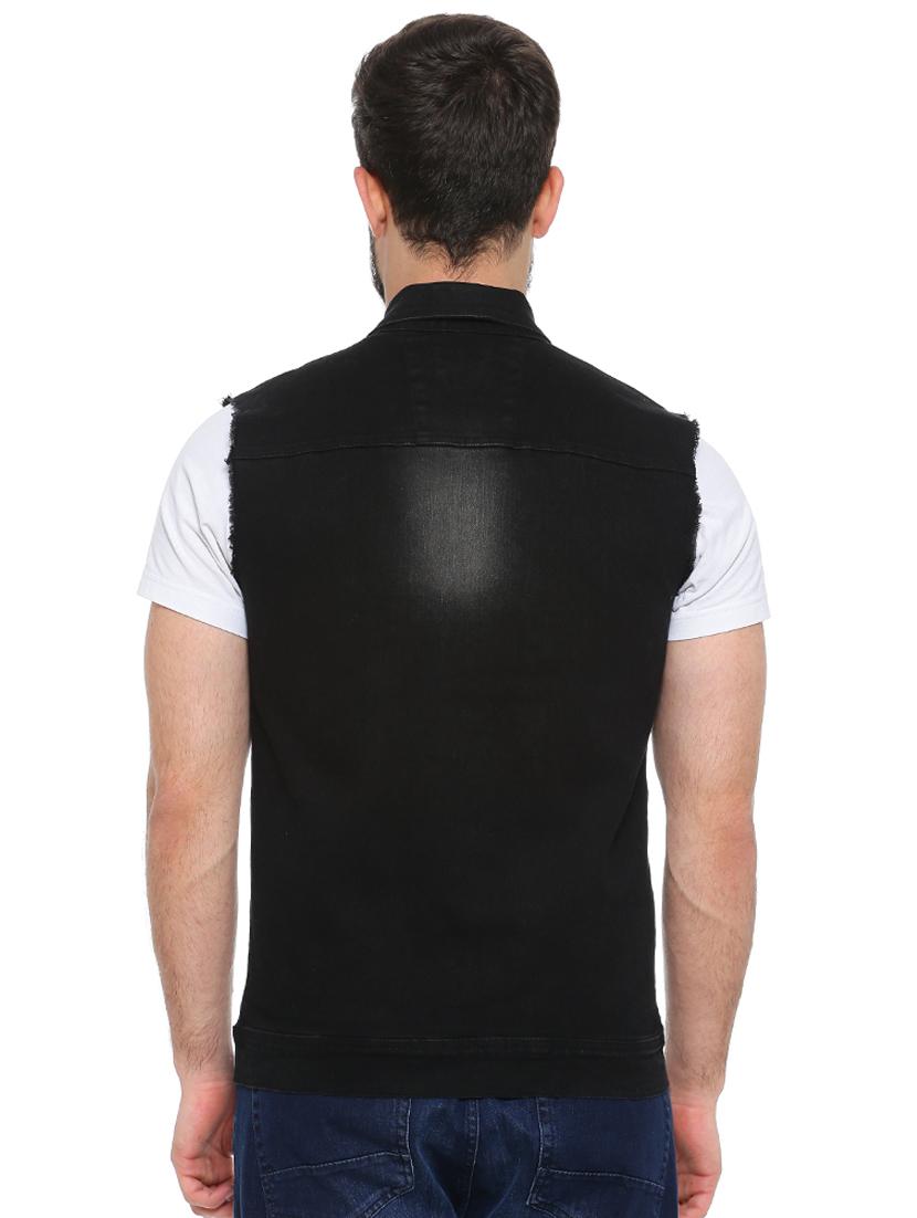 black washed denim jacket - 16780396 - Zoom Image - 3