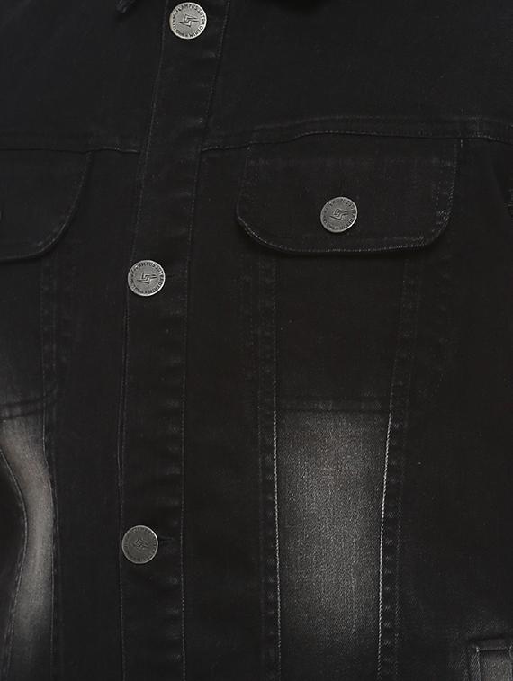 black washed denim jacket - 16780396 - Zoom Image - 5