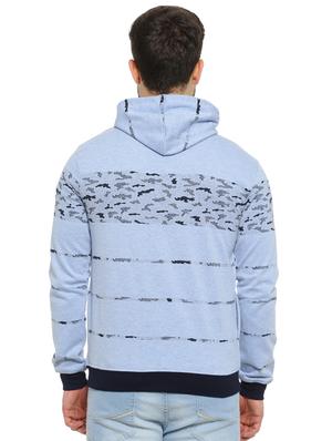 blue printed sweatshirt - 16780417 - Standard Image - 3