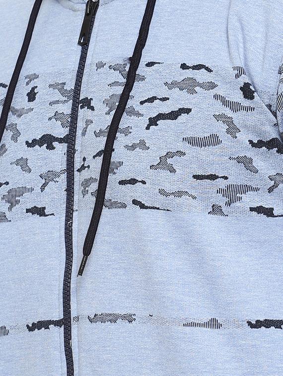 blue printed sweatshirt - 16780417 - Zoom Image - 5