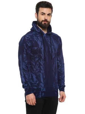 navy blue printed sweatshirt - 16780425 - Standard Image - 2