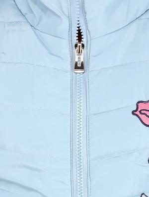 turtle neck quirky print padded jacket - 16780622 - Standard Image - 4