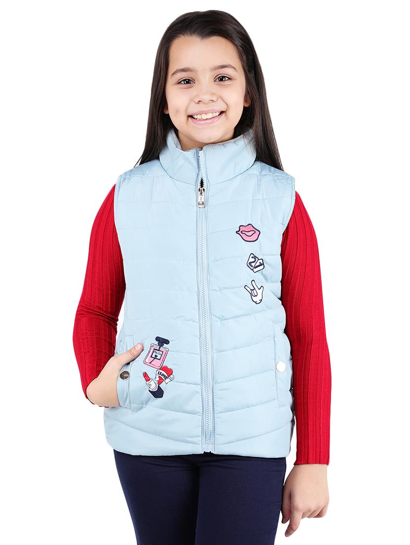 turtle neck quirky print padded jacket - 16780622 - Zoom Image - 1