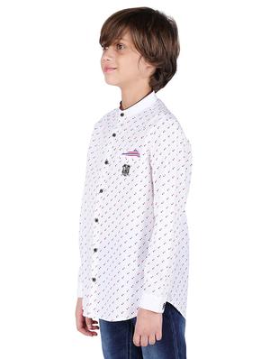 long sleeved curved hem shirt - 16780761 - Standard Image - 2