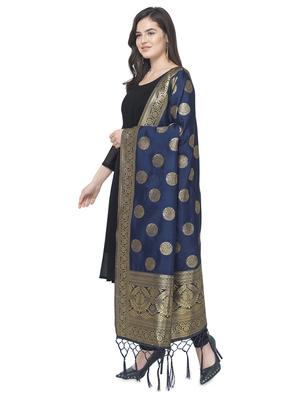 self design banarasi dupatta - 16781199 - Standard Image - 2