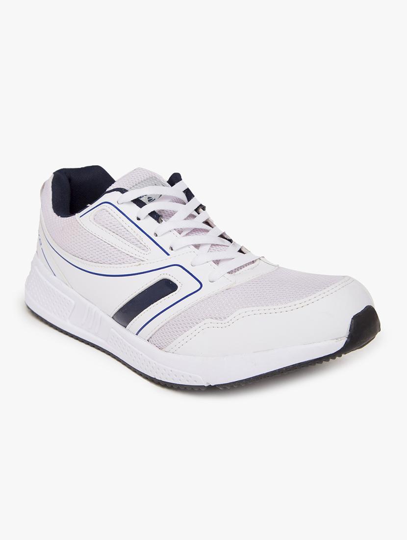 white mesh lace up sport shoes - 16781423 - Zoom Image - 1