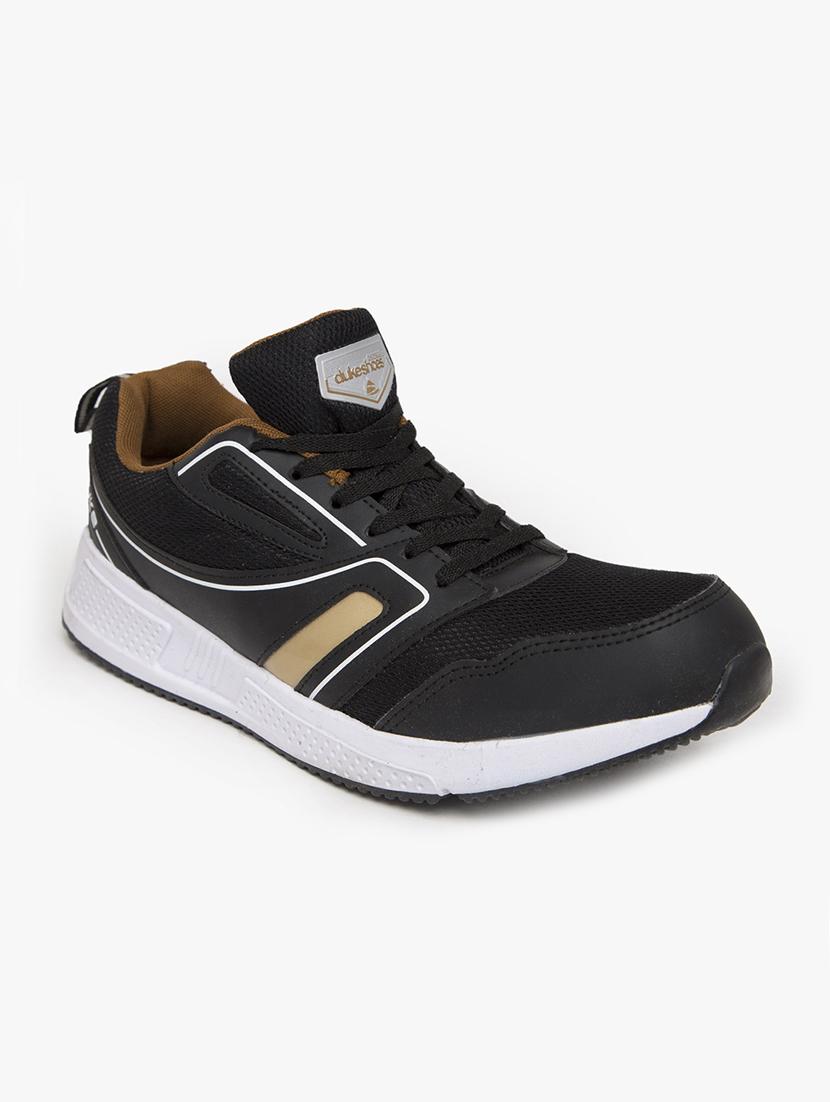 black mesh lace up sport shoes - 16781424 - Zoom Image - 1