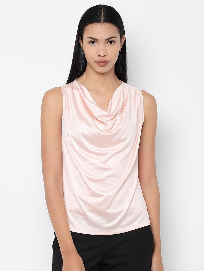 cowl neck solid top - 16781758 - Zoom Image - 1